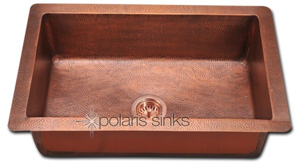 With the right care, a copper sink is a beautiful and practical alternative to stainless steel.