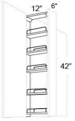 Pull-Out Spice Rack