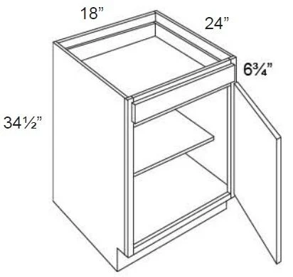 18 Inch Base Cabinet