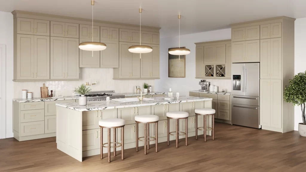 Sleek Shaker Cabinets
