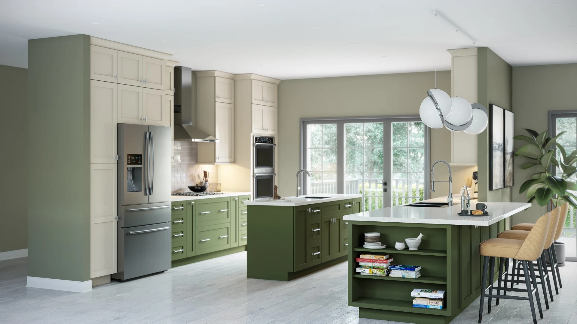 Two-Toned Cabinets