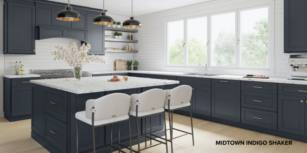 Midtown Indigo Kitchen Cabinets