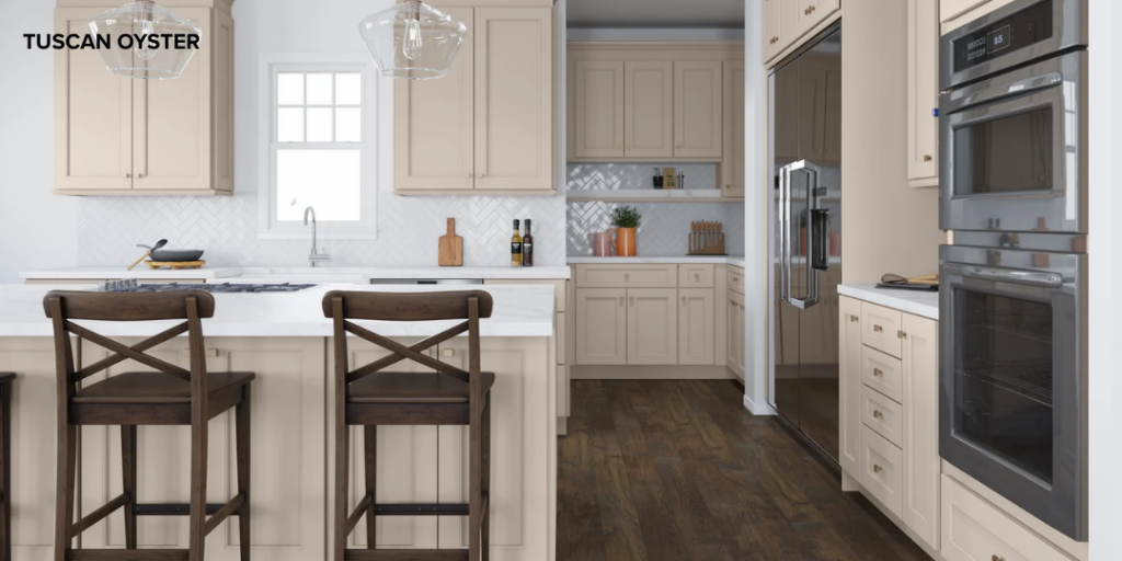 Tuscan Oyster Kitchen Cabinets