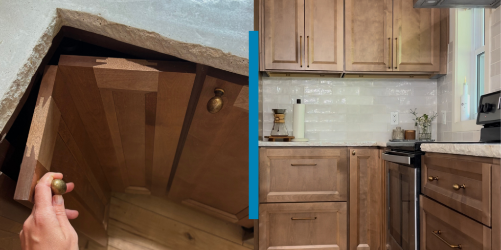 lazy susan kitchen cabinet; Catalina Toffee Kitchen Cabinets