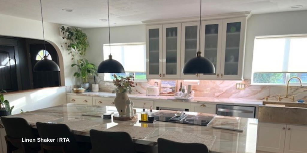 Linen Shaker Kitchen Cabinets