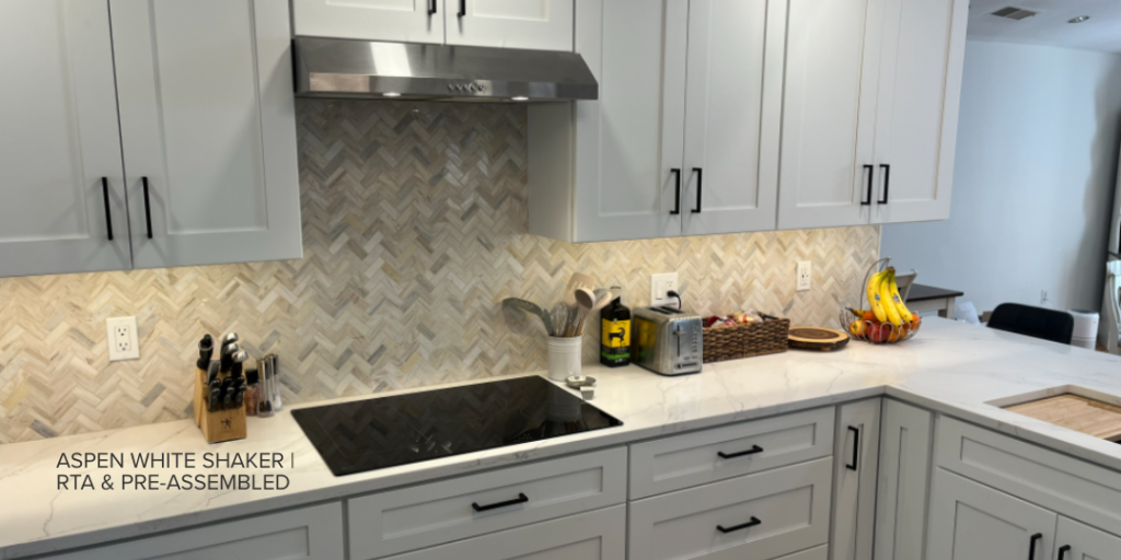 Aspen White Shaker Kitchen Cabinets