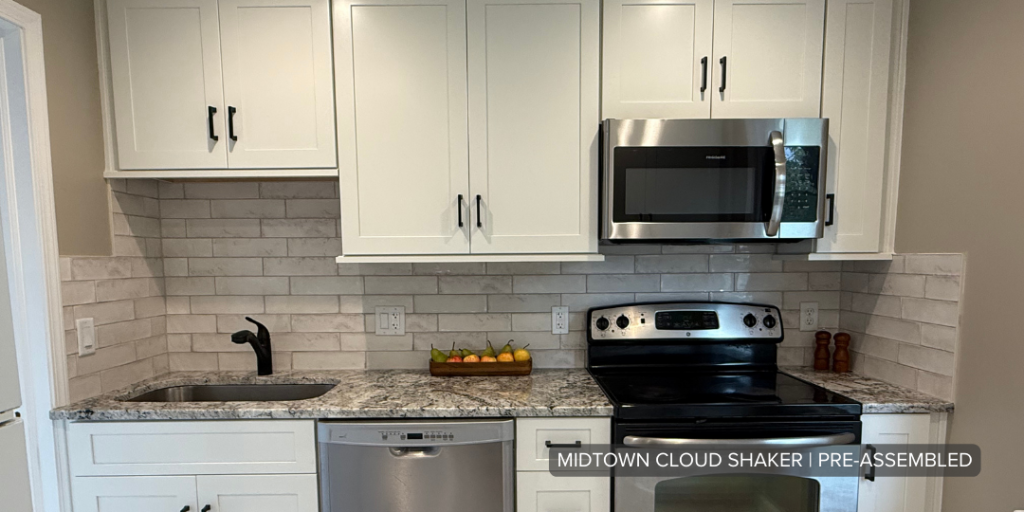 Midtown Cloud Shaker Kitchen Cabinets